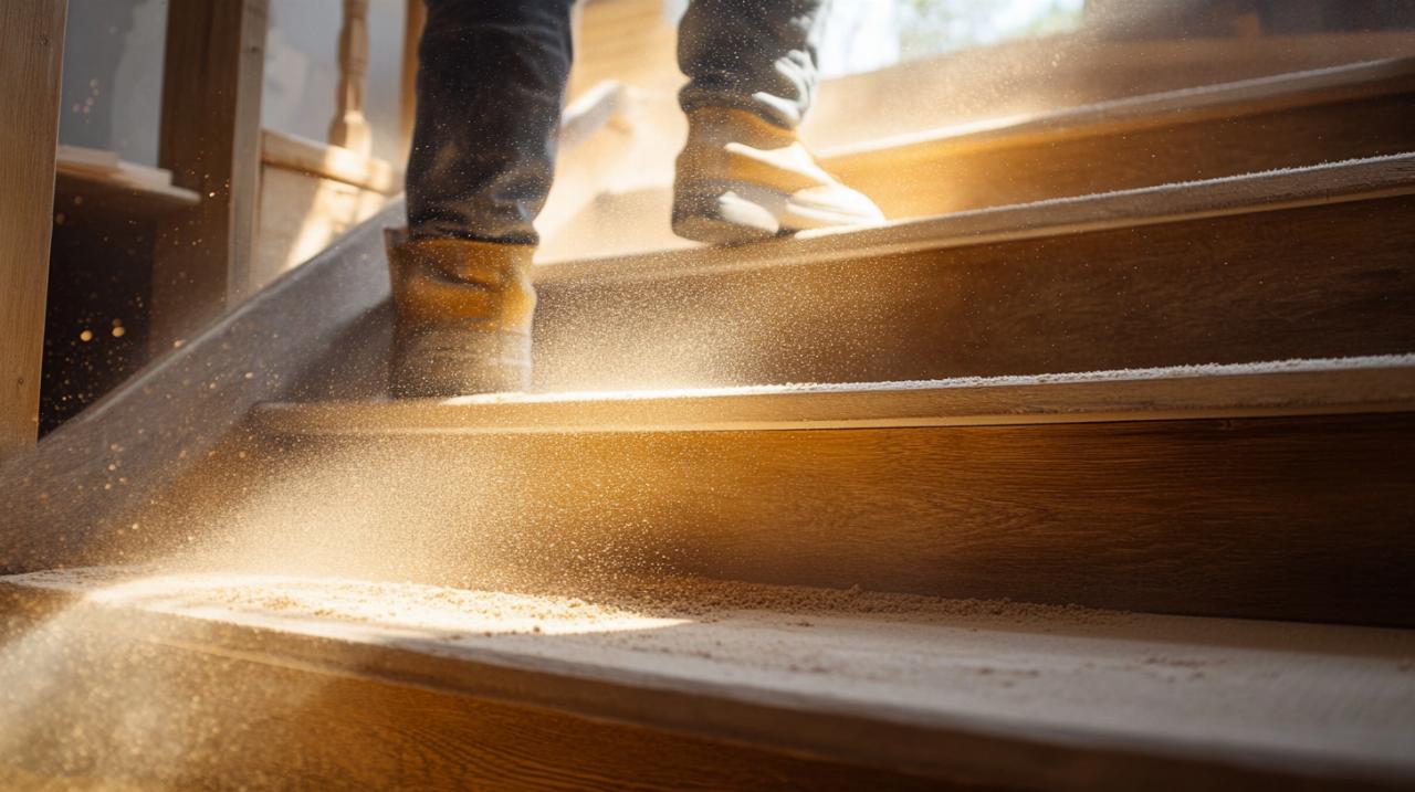 ¿Cómo lijar eficazmente una escalera de madera deteriorada? Técnicas profesionales de restauración